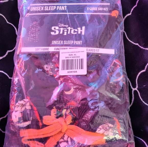 Disney Stitch Halloween Pajama Pants, unisex, xl - Picture 6 of 7